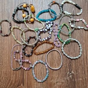 Y2k Beaded Bracelet Lot